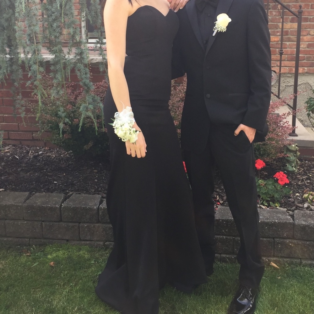black JOVANI prom dress